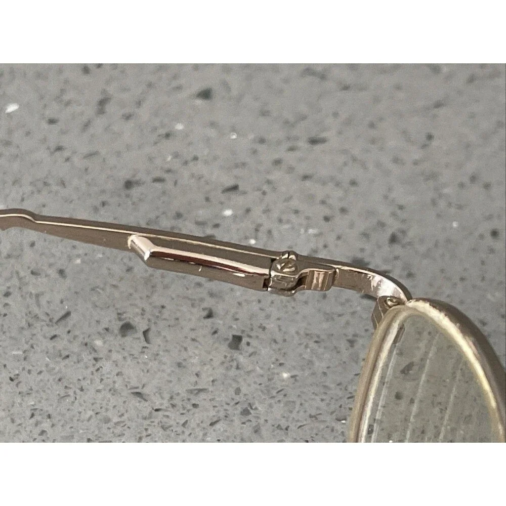 Savvy 51-16-130 Eyeglasses Frames ONLY Glasses Full Rim gold Vtg